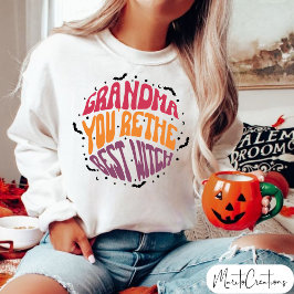 Grandma You're The Best Witch,Spooky Grandma Retro スウェットシャツ