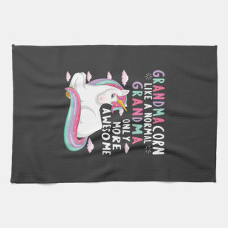 Grandmacorn Like A Normal Grandma Only More Awesom キッチンタオル