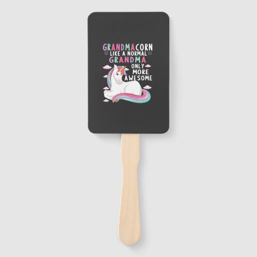 Grandmacorn Like A Normal Grandma Only More Awesom ハンドファン (正面)