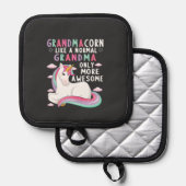 Grandmacorn Like A Normal Grandma Only More Awesom 鍋敷き (正面/裏面)