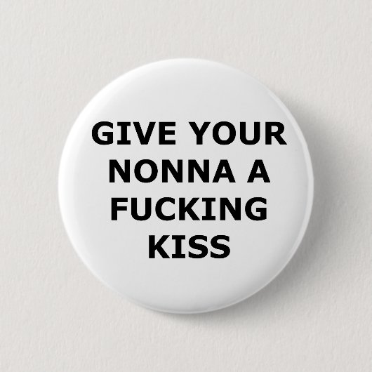 Grandmanoボタン3 缶バッジ (正面)