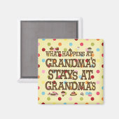 Grandmasで何が起こるか マグネット (正面/裏面)