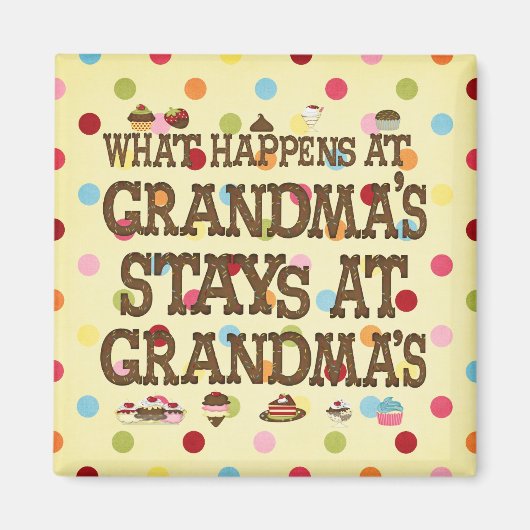 Grandmasで何が起こるか マグネット (正面)