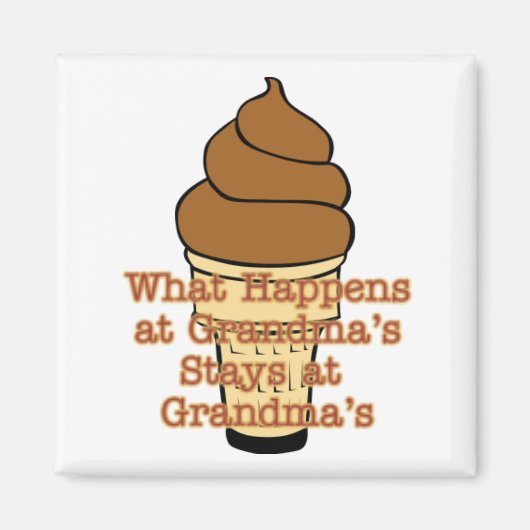 Grandmasで起こること マグネット (正面)