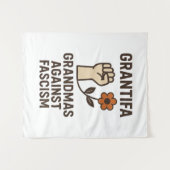 Grandmas Against Fascism Poster タペストリー (正面(横))