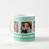 Grandma's Angels | 4 Photo Template コーヒーマグカップ (正面左)