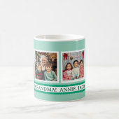 Grandma's Angels | 4 Photo Template コーヒーマグカップ (中央)