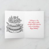 Grandma's Birthday | Sentimental Personalized カード (内部)