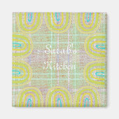 Grandma's Boho Cabin Kitchen マグネット (正面)