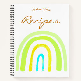 Grandma's Boho Kitchen Recipes Notebook ノートブック