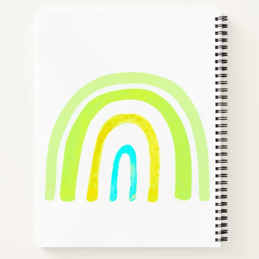 Grandma's Boho Kitchen Recipes Notebook ノートブック (裏面)