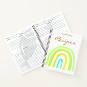 Grandma's Boho Kitchen Recipes Notebook ノートブック (内部)