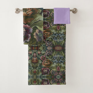 Grandma's Comfy Vintage Floral version 2 Dopp Kit バスタオルセット