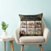 Grandma's Custom Elegant Christmas Photo Collage クッション (椅子)