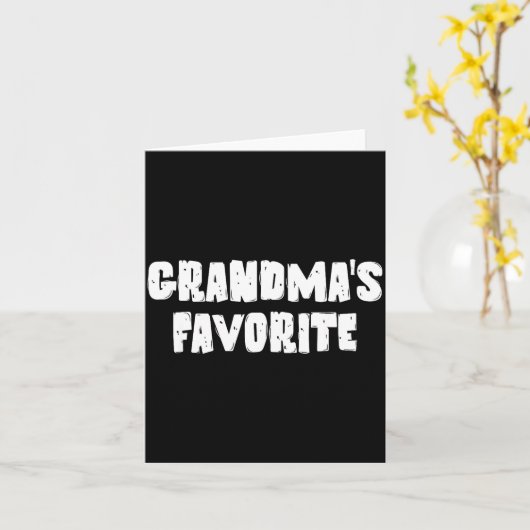 Grandmas Favorite  カード (黄色い花)