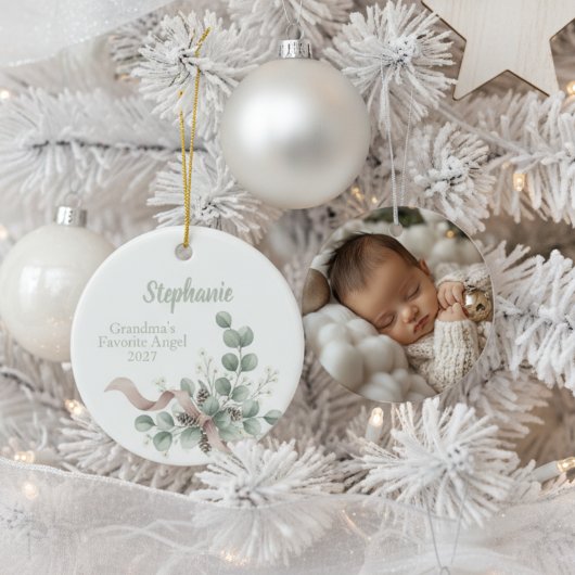 Grandma's Favorite Angel セラミックオーナメント