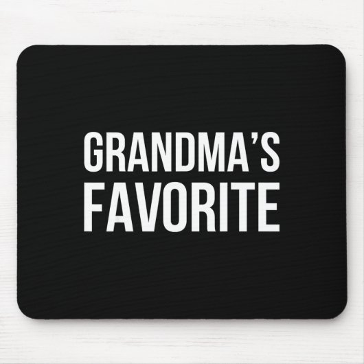 Grandma's Favorite Family Baby Granhild Quote  マウスパッド (正面)
