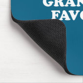 Grandmas Favorite Granhild Funny Grandson Granddau マウスパッド (コーナー)