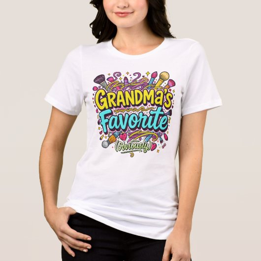 Grandma's Favorite (Obviously) トライブレンドＴシャツ (正面)
