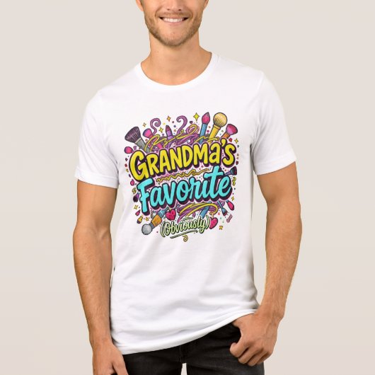 Grandma's Favorite (Obviously) トライブレンドＴシャツ (正面)