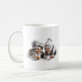 Grandmas、Friends、Sisters Coffee Mug コーヒーマグカップ (左)