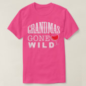 Grandmas Gone Wild Funny Wine Drinking Tシャツ (デザイン正面)