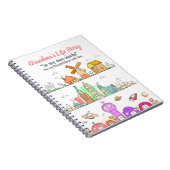 Grandmas JournalでGrandkidsのライフストーリーを記録 ノートブック (右側)