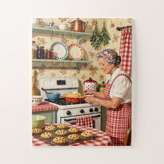 Grandma's Kitchen for Seniors 30 Large Piece ジグソーパズル