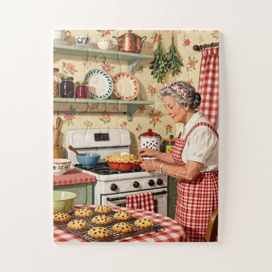 Grandma's Kitchen for Seniors 30 Large Piece ジグソーパズル (縦)
