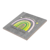 Grandma's Kitchen Rainbow 'Happiness is Homemade'  タイル (側面)