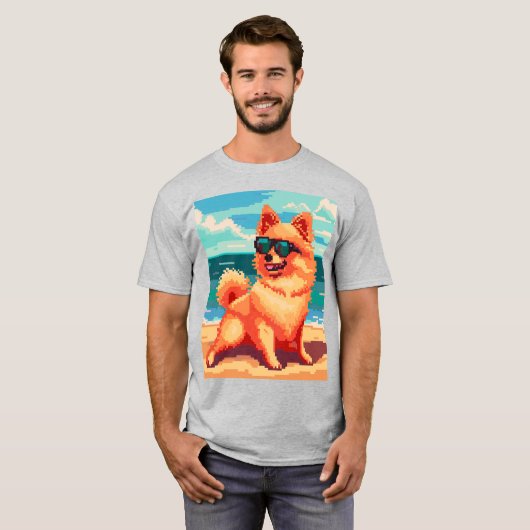 Grandma's Pixel Dog Tシャツ (正面フル)