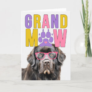 GrandMAWニューファンドランド犬おもしろい祖父母の日 シーズンカード