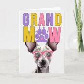 GrandMAWヘアレステリアおもしろい祖父母の日 シーズンカード (正面)