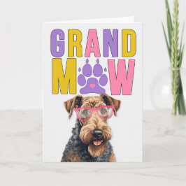 GrandMAW Airedale GrandDOG祖父母の日 シーズンカード