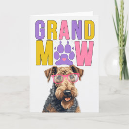GrandMAW Airedale GrandDOG祖父母の日 シーズンカード