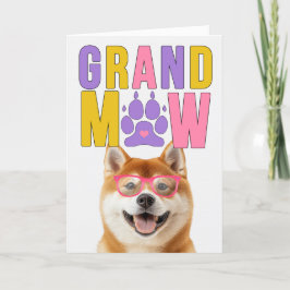 GrandMAW Akita Dog GrandDOG Grandparents Day シーズンカード