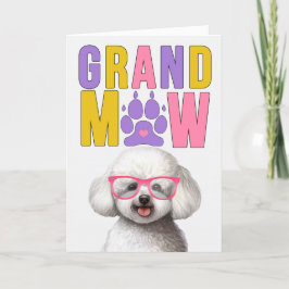 GrandMAW Bichon Frise GrandDOG祖父母の日 シーズンカード