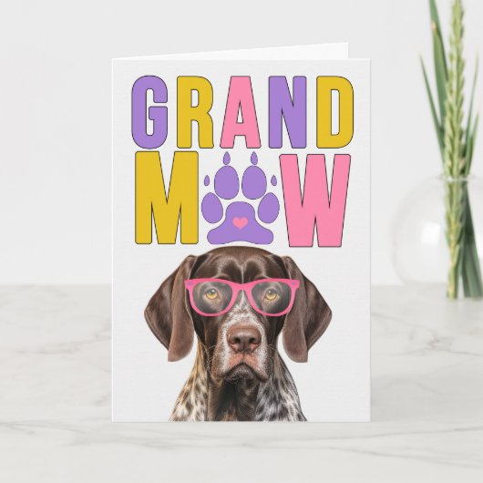 GrandMAW Pointer GrandDOG Grandparents Day シーズンカード (正面)
