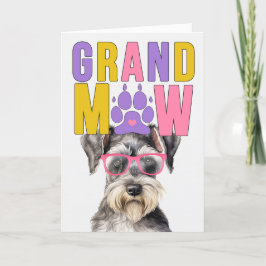 GrandMAW Schnauzer GrandDOG祖父母の日 シーズンカード