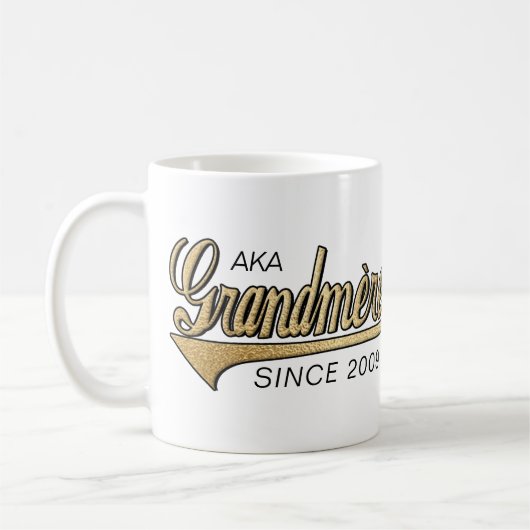 Grandmere Mug "AKA Grandmere Since.." コーヒーマグカップ (左)