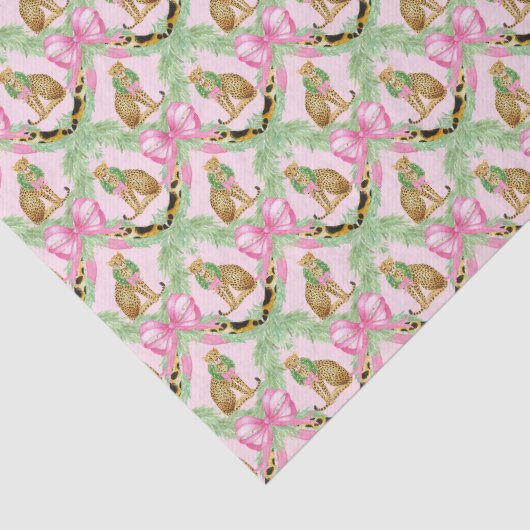 Grandmillennial Christmas Leopard  薄葉紙 (詳細)