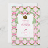 Grandmillennial Christmas Leopard Photo Card 招待状 (裏面)