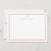 Grandmillennial Floral Nursery Stationery card 招待状 (正面)