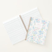 Grandmillennial Floral Personalized  ノートブック (内部)