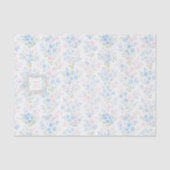 Grandmillennial Floral Personalized 薄葉紙 (正面)