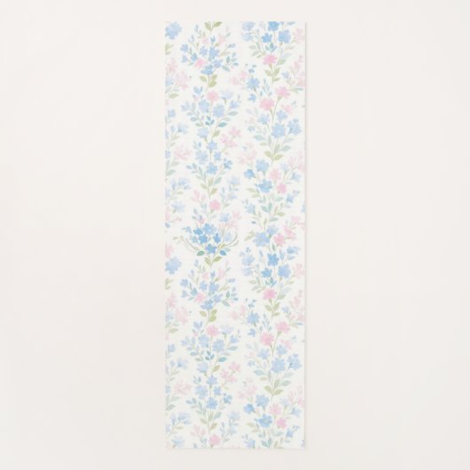 Grandmillennial Floral Yoga Mat ヨガマット (正面)