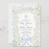 Grandmillennial Silly Goose baby shower invite 招待状 (正面)