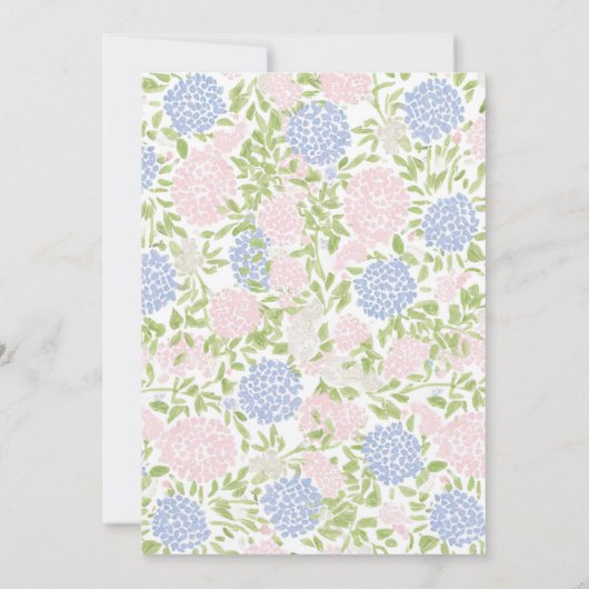 Grandmillennial Silly Goose baby shower invite 招待状 (裏面)