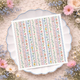 Grandmillennial Vintage Baby Shower Paper Napkin スタンダードカクテルナプキン
