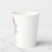 Grandmillennial Wisteria Baby Shower  紙コップ (左)